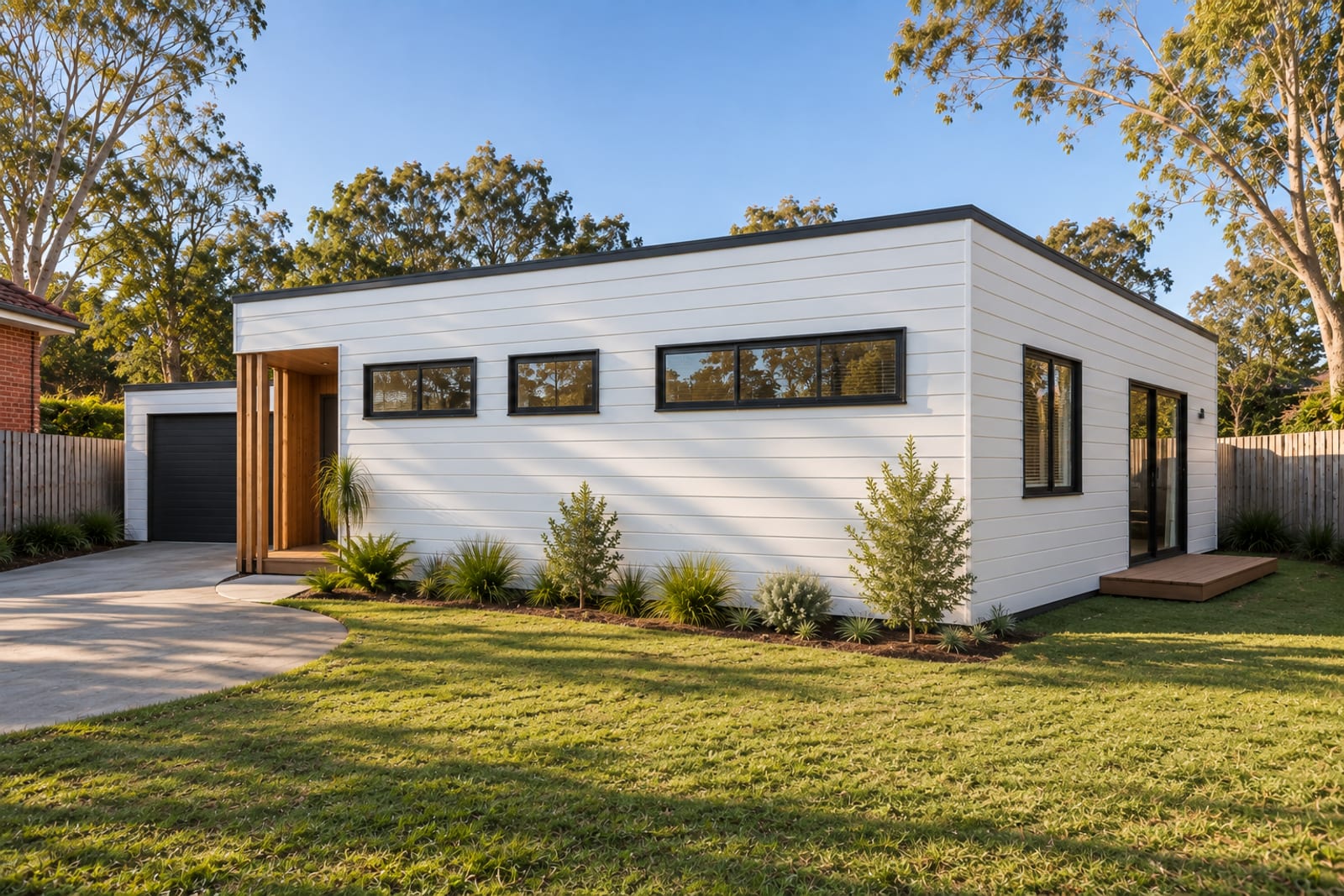 Walk-around, 60° — Horizontal weatherboard