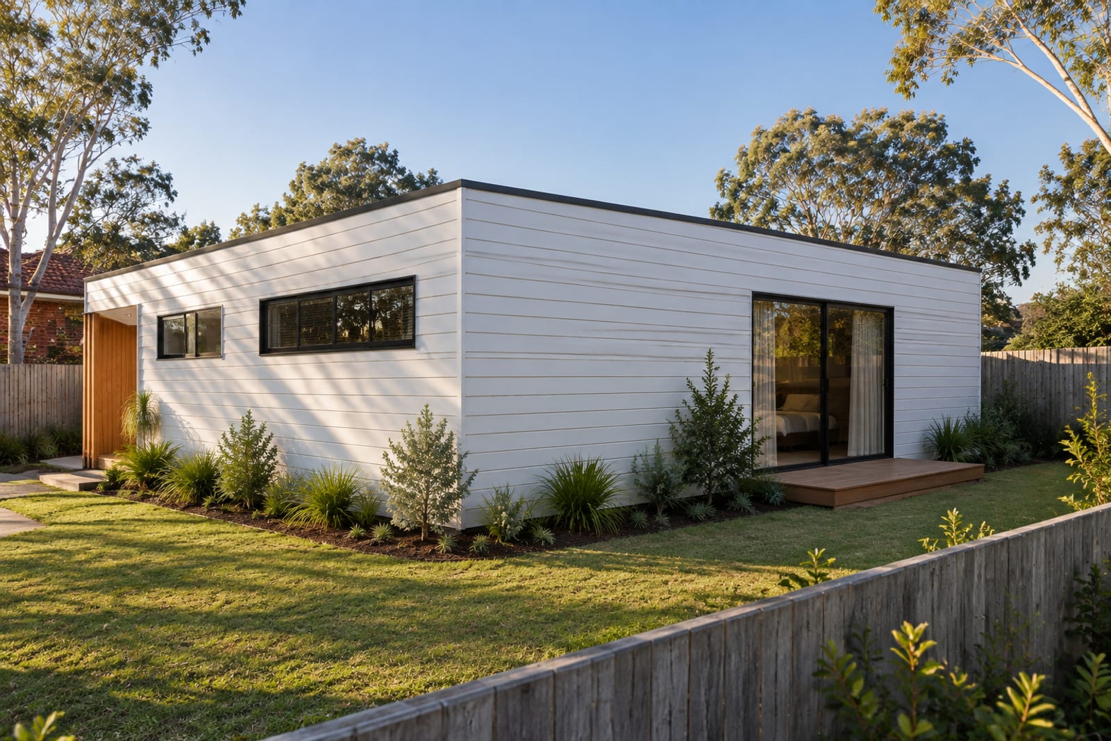 Walk-around, 90° — Horizontal weatherboard