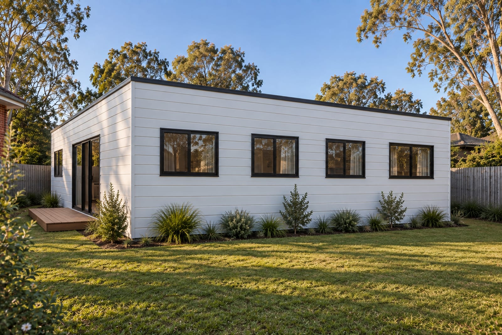 Walk-around, 150° — Horizontal weatherboard