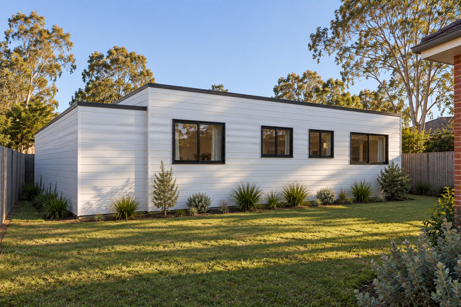 Walk-around, 210° — Horizontal weatherboard