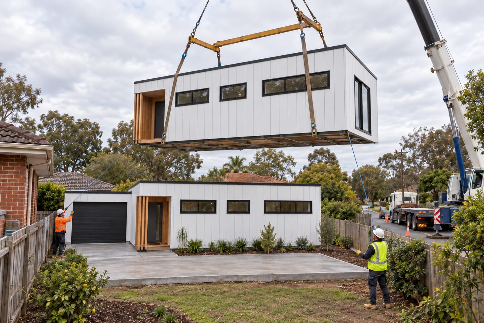 Crane day — Vertical board