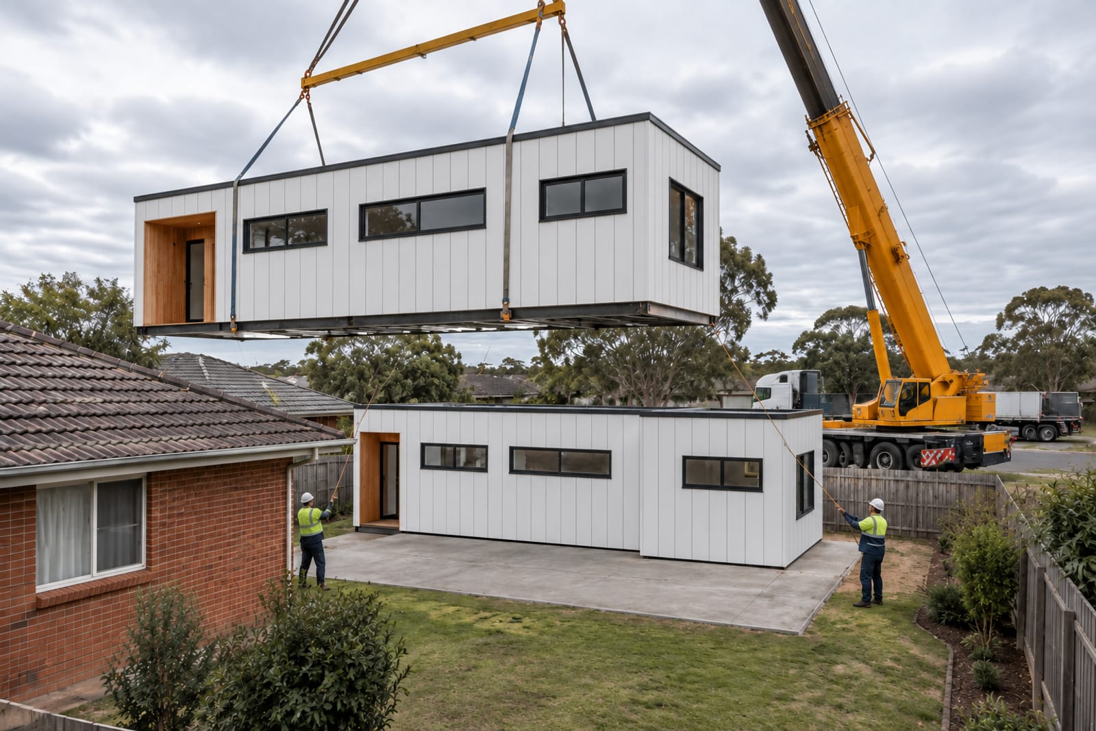 Crane day — Vertical board