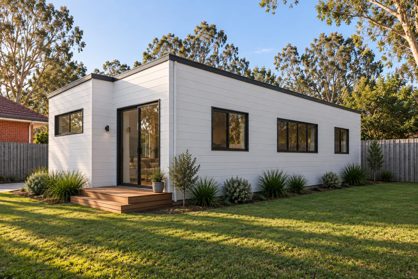 Walk-around, 120° — Horizontal weatherboard