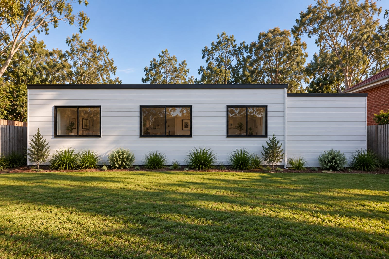 Walk-around, 180° — Horizontal weatherboard