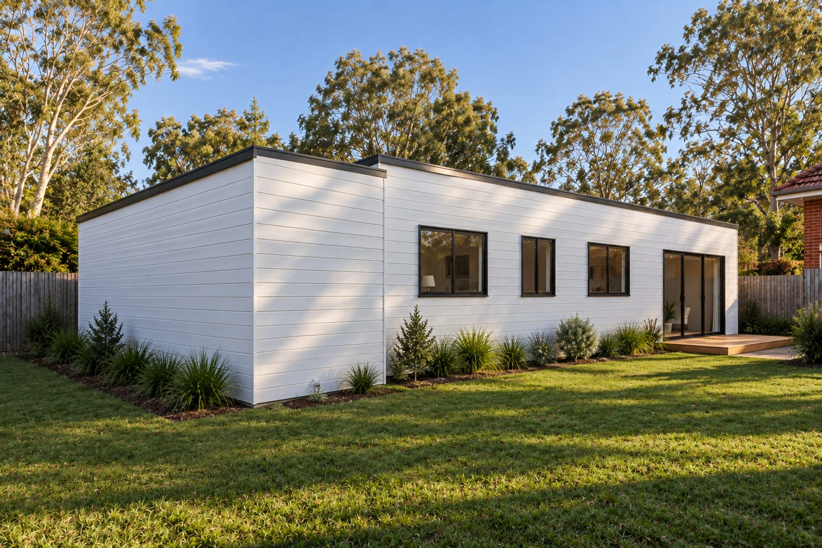 Walk-around, 210° — Horizontal weatherboard