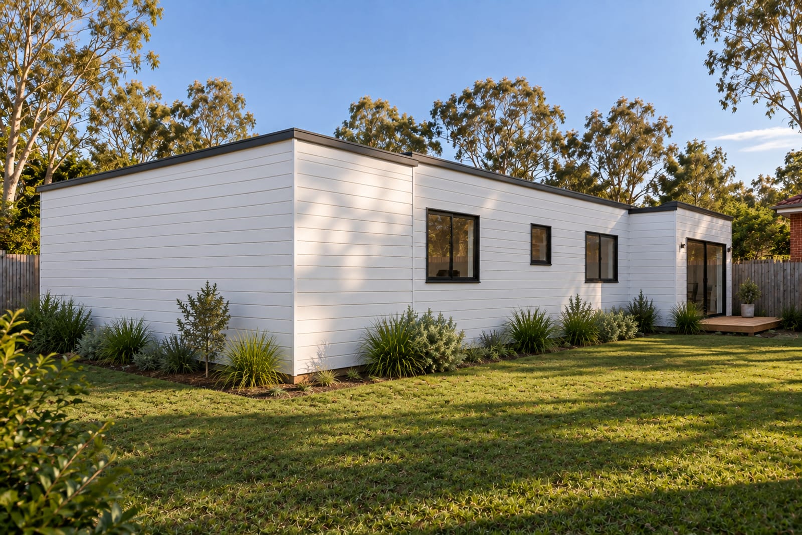 Walk-around, 240° — Horizontal weatherboard