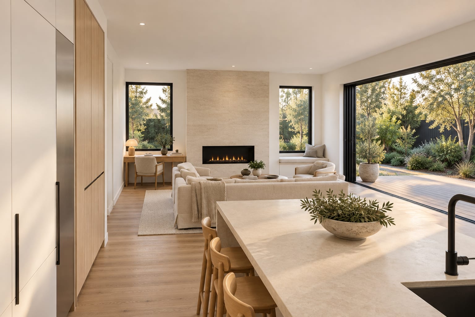 One 45.2 m² great room